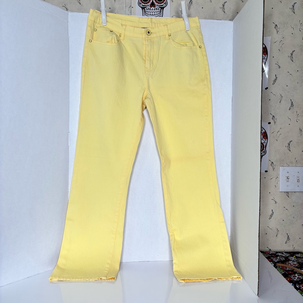 Diane Gilman Dg2 10 P Yellow Women's Jeans